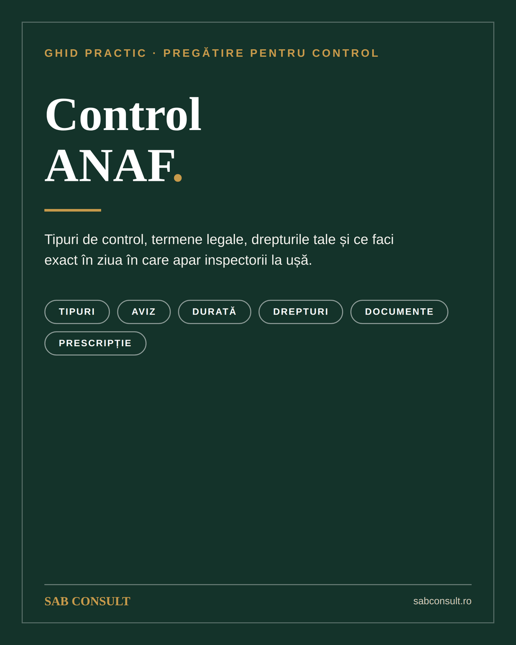 Pregătit pentru Control ANAF