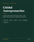 Ghidul Antreprenorilor