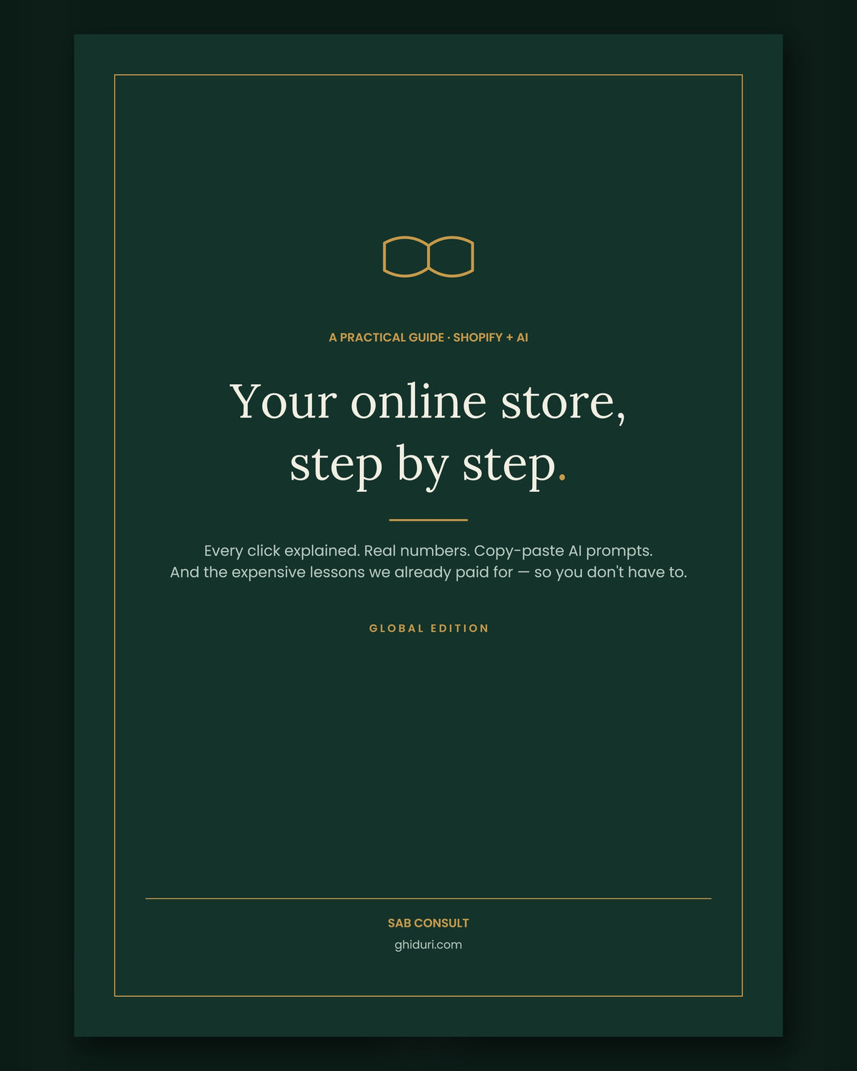 Your Online Store, Step by Step — inside pages
