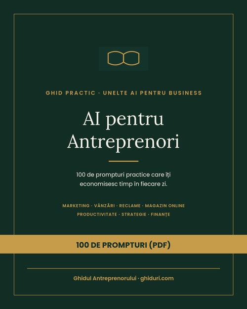AI pentru Antreprenori — 100 de Prompturi Practice (PDF)