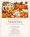 Toamna Cozy — carte de colorat pentru copii și părinți, 16 planșe, PDF de printat