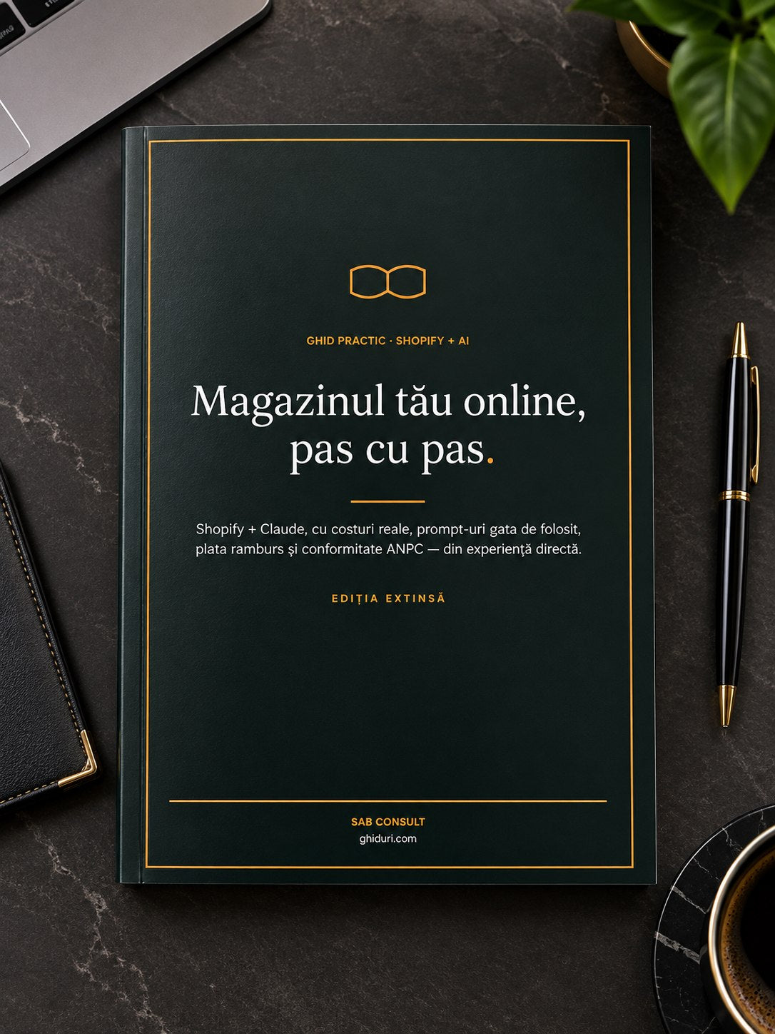 Cartea tipărită Ghidul Antreprenorului — De la idee la afacere de succes